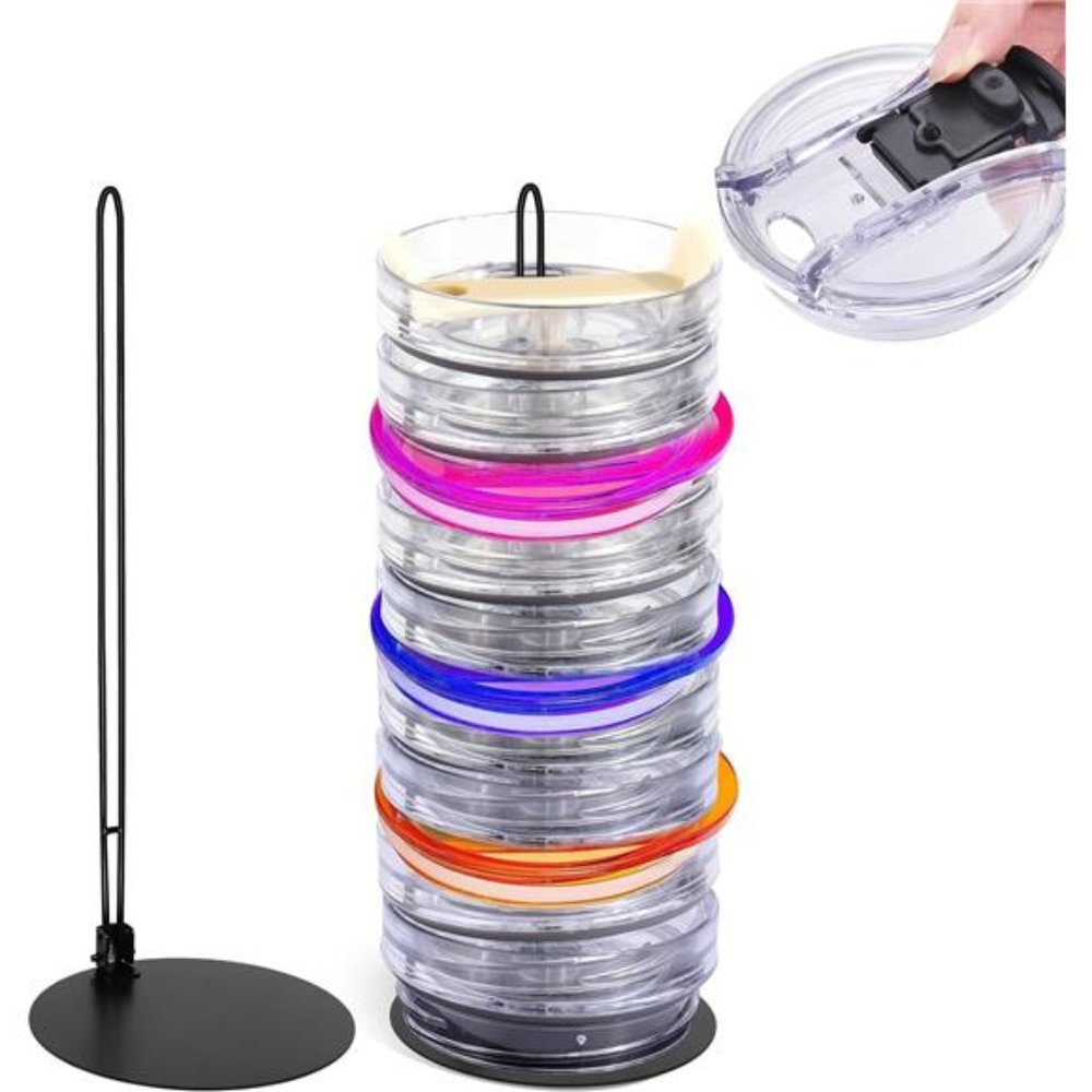 Tumbler Lid Organizer, Cup Lid Organizer ,Water Bottle Lid Holder
